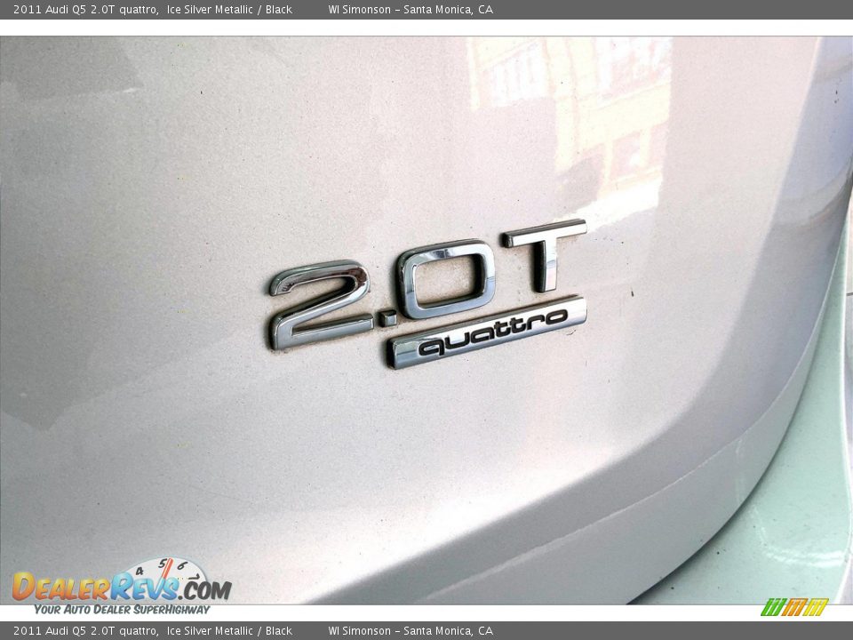 2011 Audi Q5 2.0T quattro Ice Silver Metallic / Black Photo #7