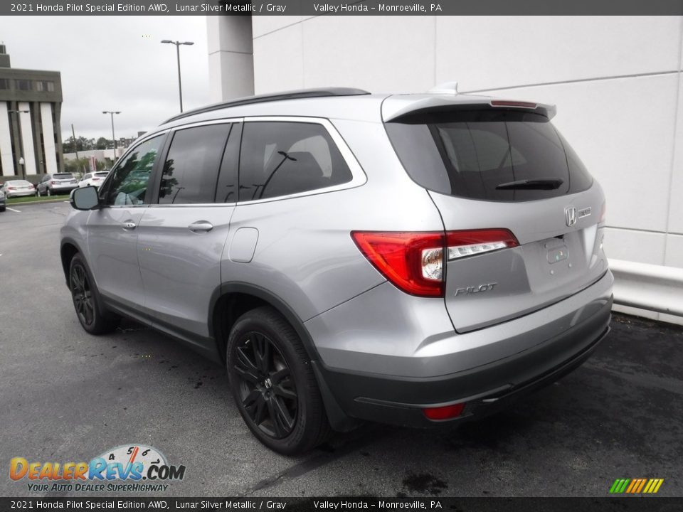 2021 Honda Pilot Special Edition AWD Lunar Silver Metallic / Gray Photo #10