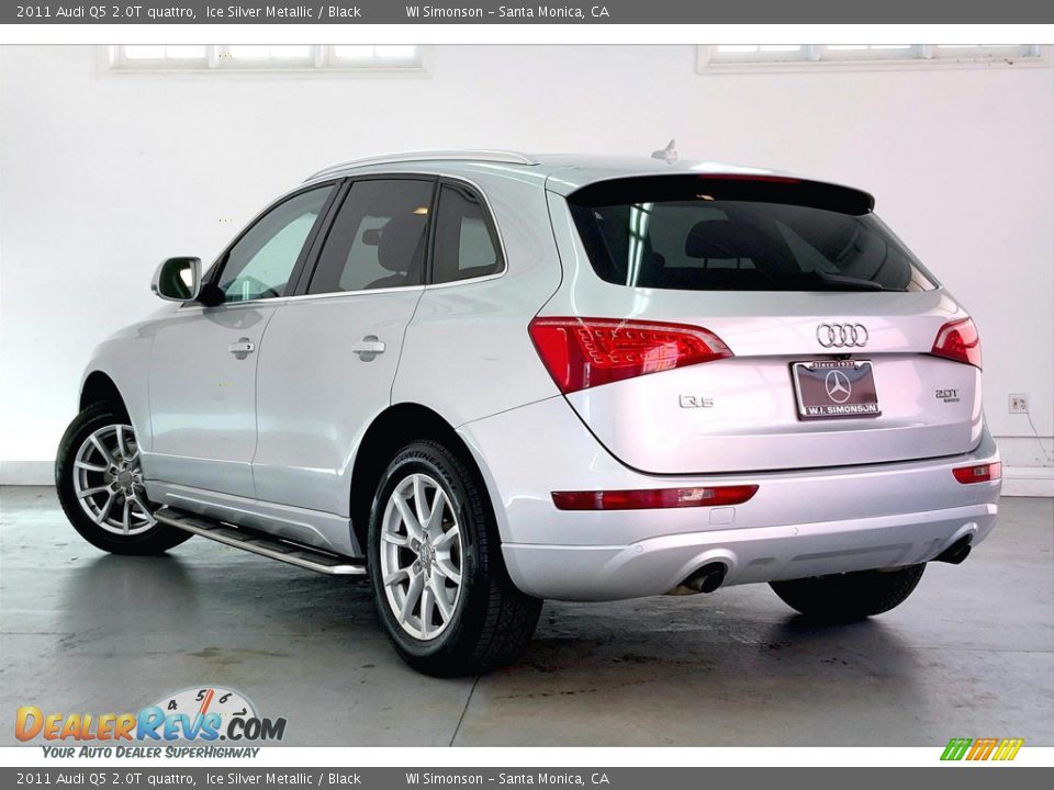 2011 Audi Q5 2.0T quattro Ice Silver Metallic / Black Photo #10