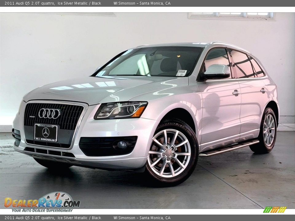 2011 Audi Q5 2.0T quattro Ice Silver Metallic / Black Photo #12