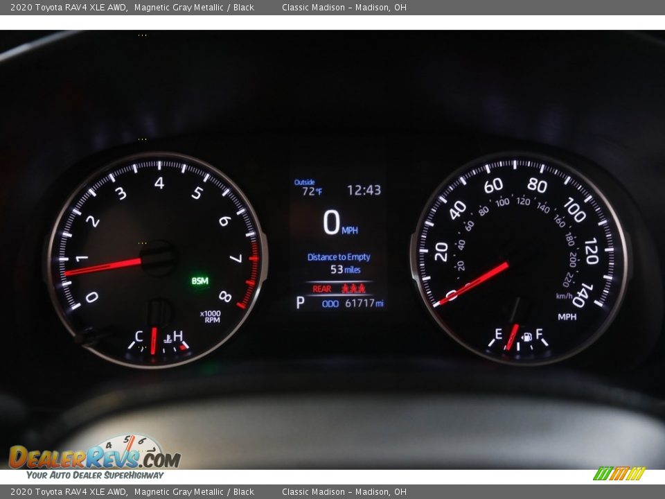 2020 Toyota RAV4 XLE AWD Magnetic Gray Metallic / Black Photo #8