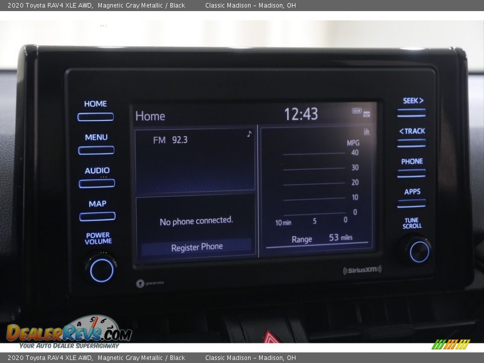 2020 Toyota RAV4 XLE AWD Magnetic Gray Metallic / Black Photo #10