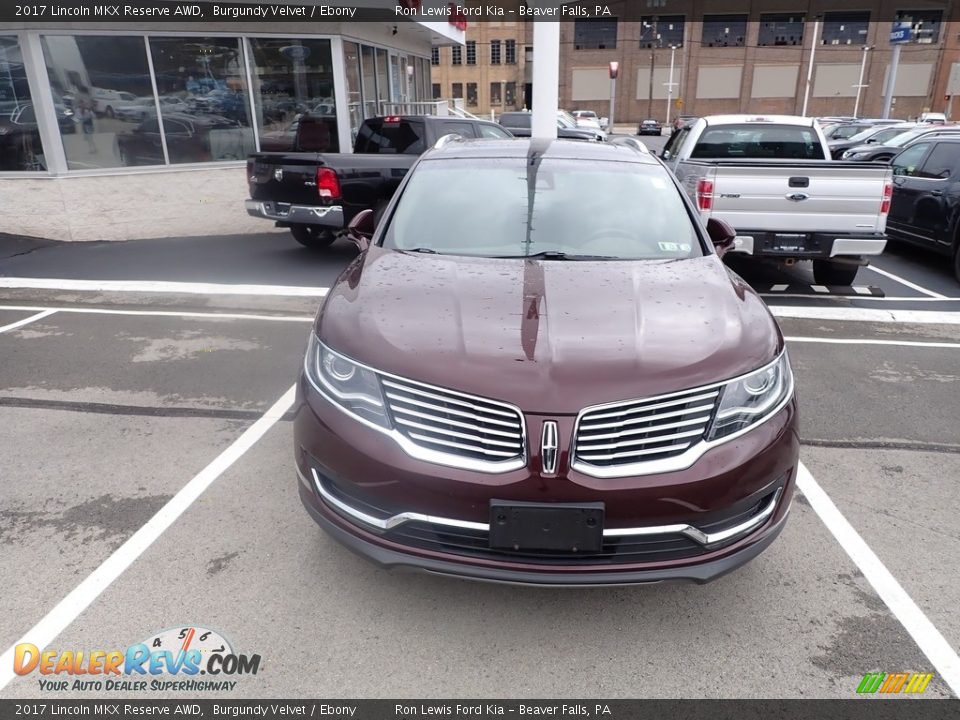 2017 Lincoln MKX Reserve AWD Burgundy Velvet / Ebony Photo #2