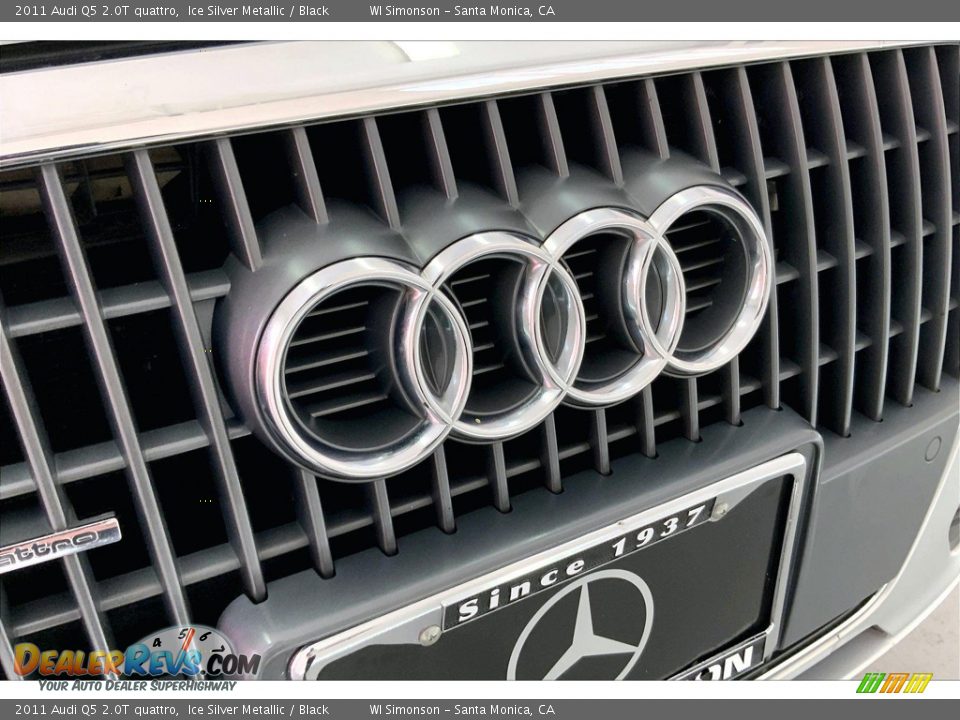 2011 Audi Q5 2.0T quattro Ice Silver Metallic / Black Photo #30