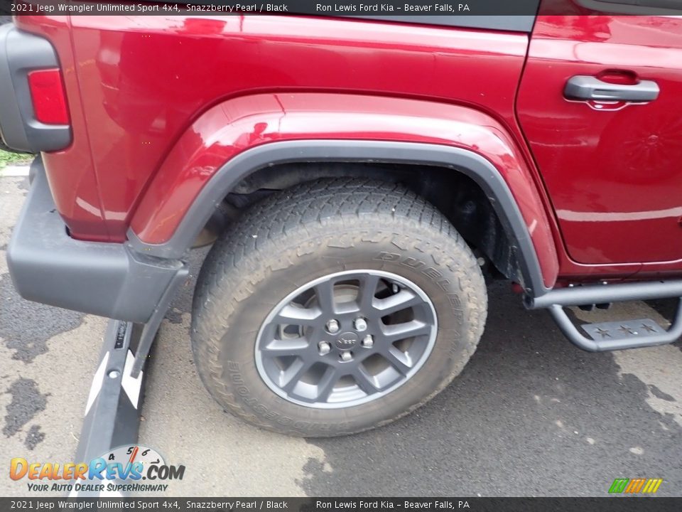 2021 Jeep Wrangler Unlimited Sport 4x4 Snazzberry Pearl / Black Photo #5