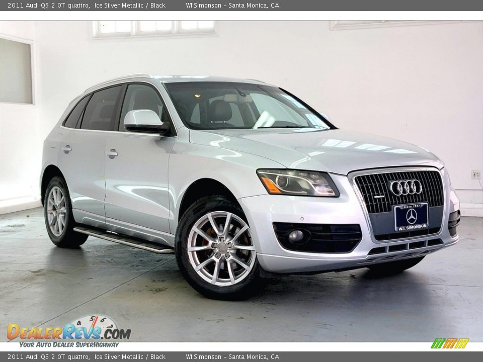 2011 Audi Q5 2.0T quattro Ice Silver Metallic / Black Photo #34