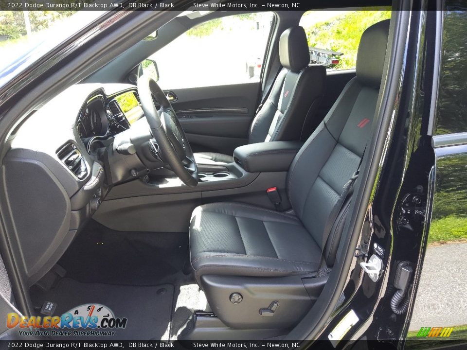 Front Seat of 2022 Dodge Durango R/T Blacktop AWD Photo #10