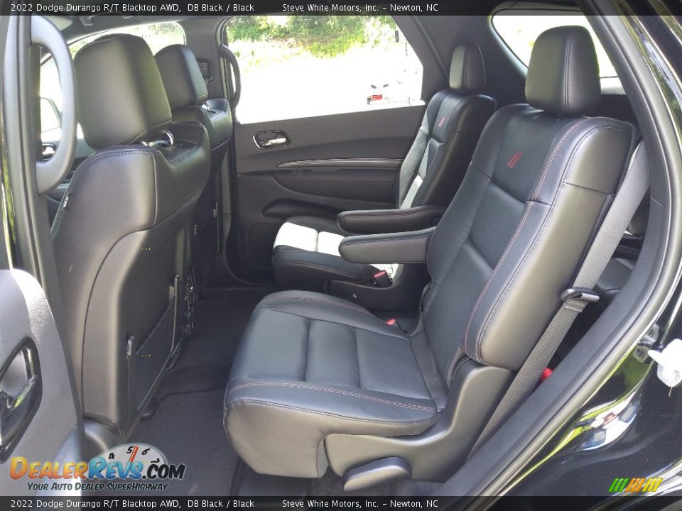 Rear Seat of 2022 Dodge Durango R/T Blacktop AWD Photo #13