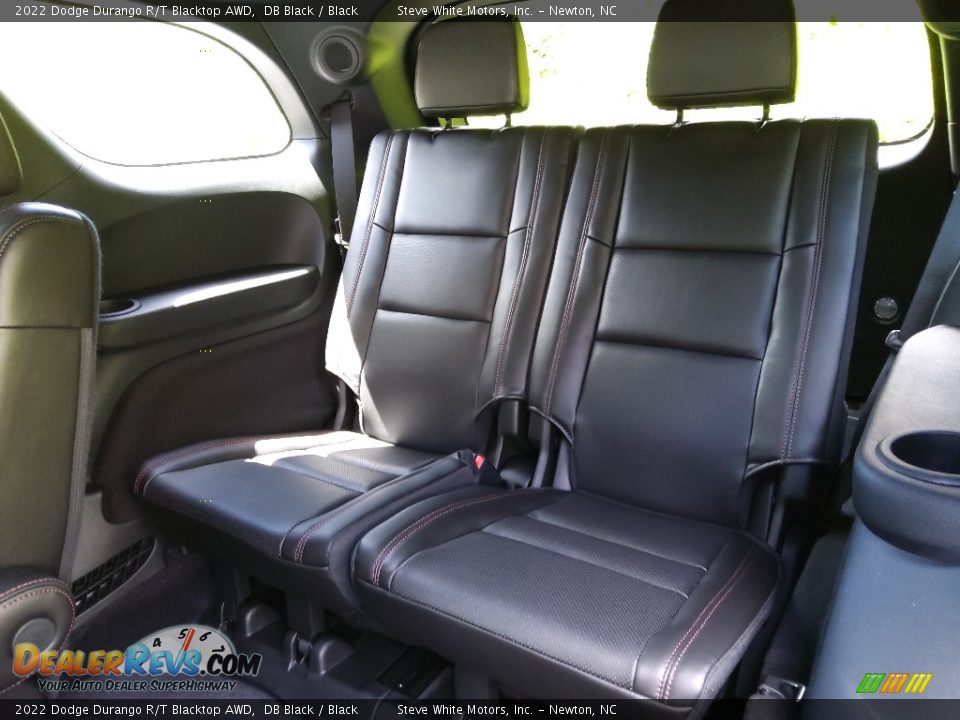 Rear Seat of 2022 Dodge Durango R/T Blacktop AWD Photo #14