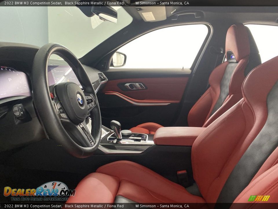 Front Seat of 2022 BMW M3 Competition Sedan Photo #16