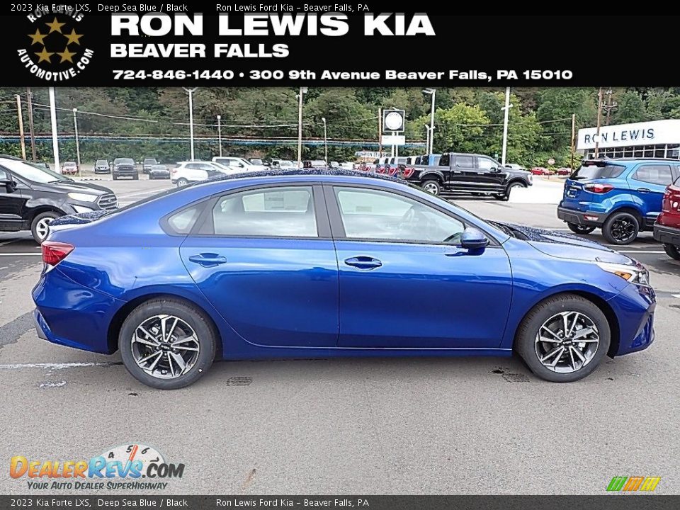2023 Kia Forte LXS Deep Sea Blue / Black Photo #1
