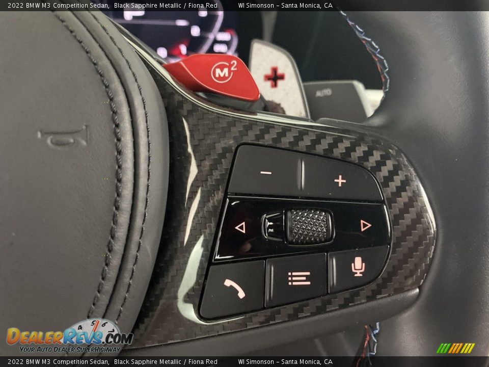 2022 BMW M3 Competition Sedan Steering Wheel Photo #19