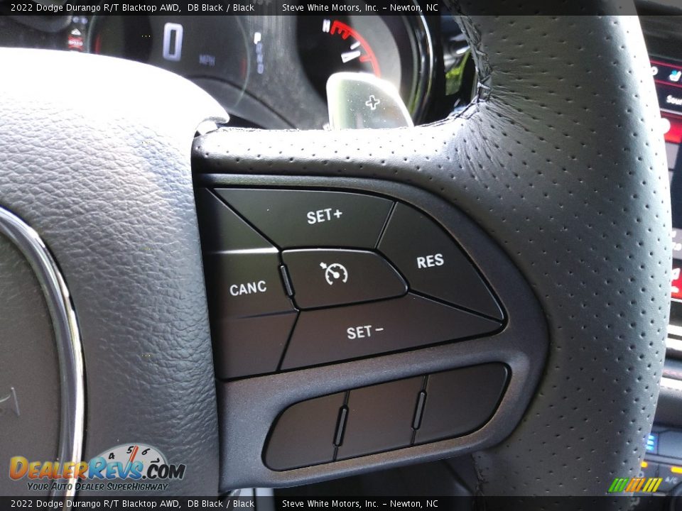 2022 Dodge Durango R/T Blacktop AWD Steering Wheel Photo #22