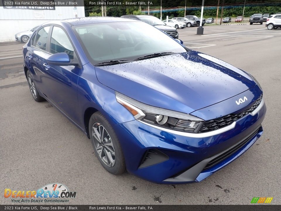 2023 Kia Forte LXS Deep Sea Blue / Black Photo #2