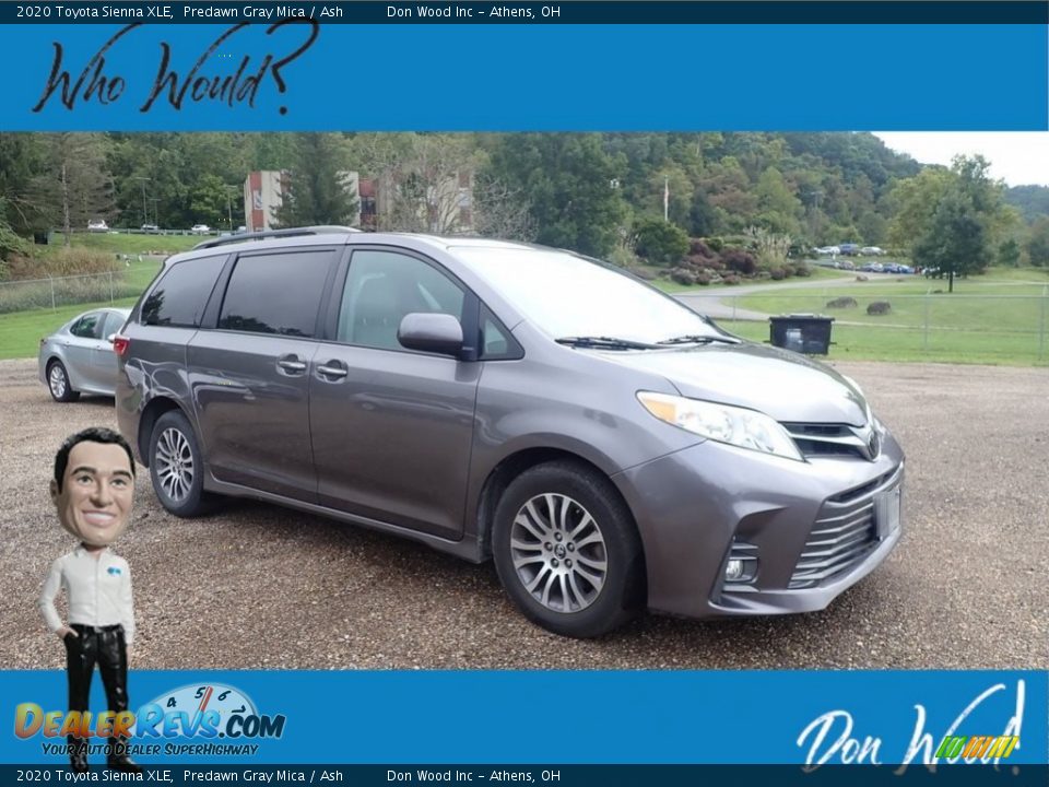 2020 Toyota Sienna XLE Predawn Gray Mica / Ash Photo #1