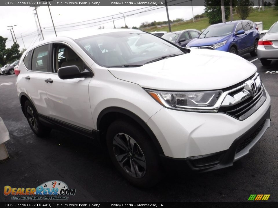 2019 Honda CR-V LX AWD Platinum White Pearl / Ivory Photo #5