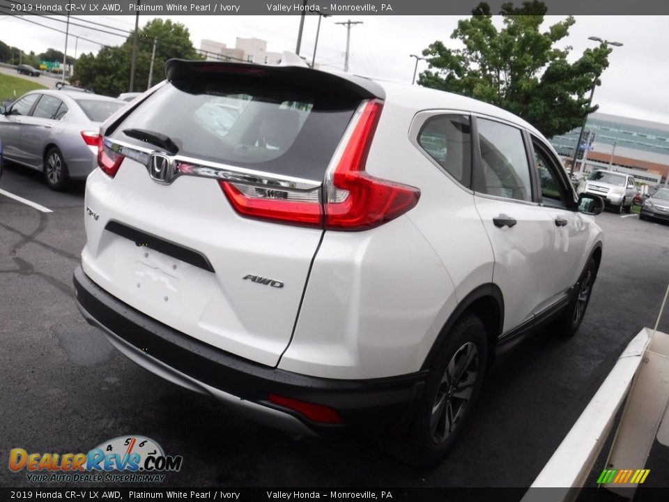 2019 Honda CR-V LX AWD Platinum White Pearl / Ivory Photo #6