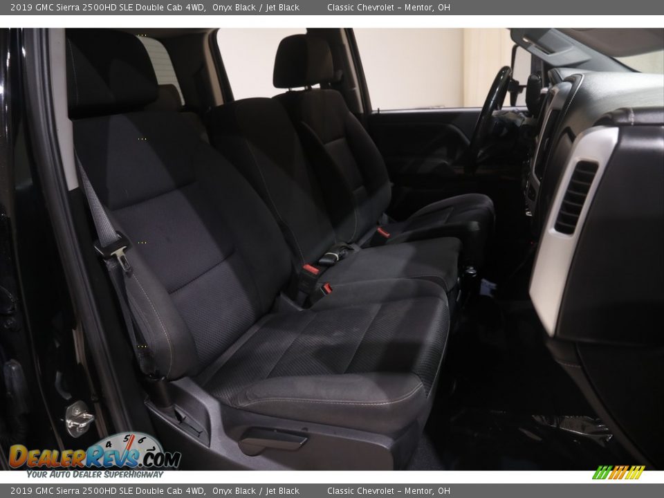 2019 GMC Sierra 2500HD SLE Double Cab 4WD Onyx Black / Jet Black Photo #16