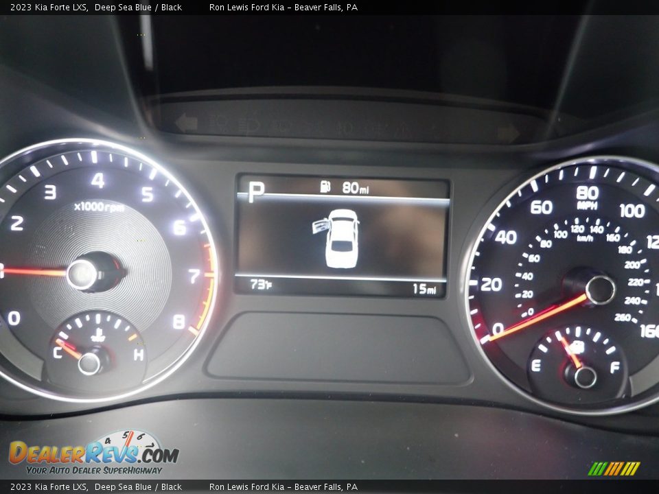 2023 Kia Forte LXS Deep Sea Blue / Black Photo #16