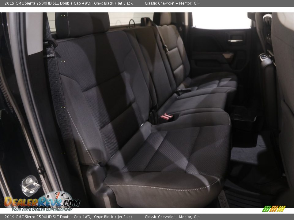2019 GMC Sierra 2500HD SLE Double Cab 4WD Onyx Black / Jet Black Photo #17
