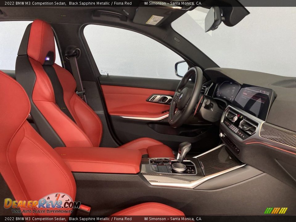 Front Seat of 2022 BMW M3 Competition Sedan Photo #32