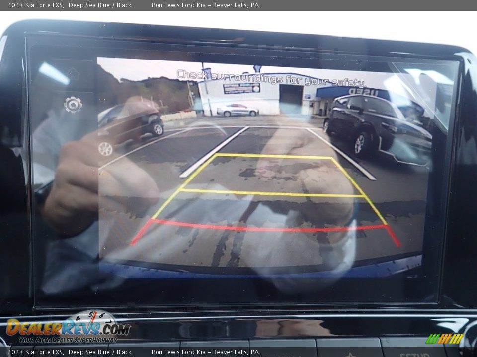 2023 Kia Forte LXS Deep Sea Blue / Black Photo #18