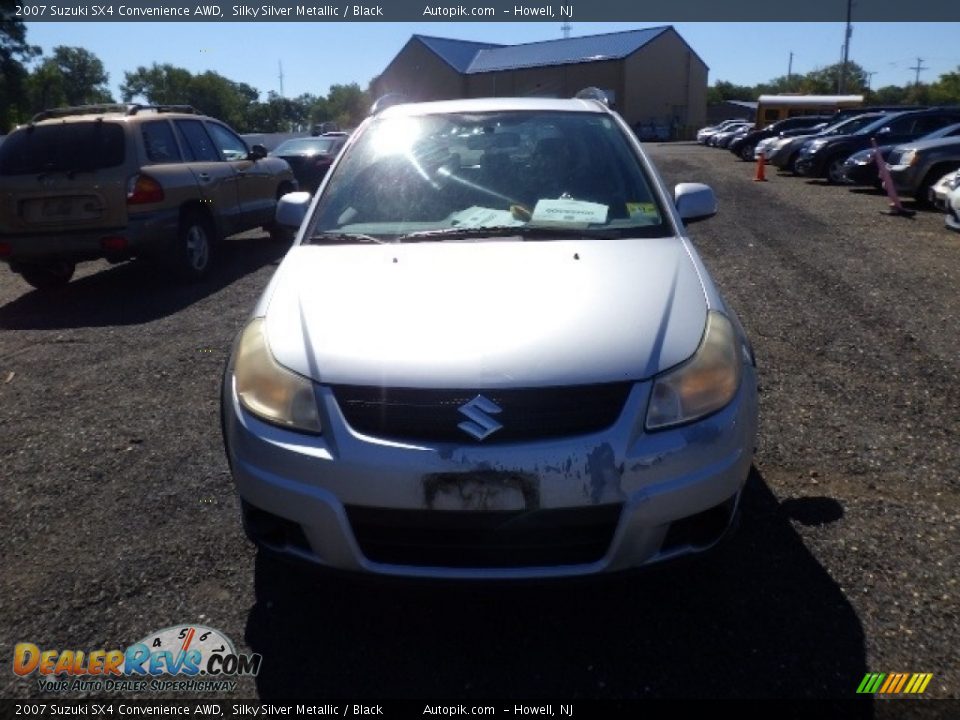 2007 Suzuki SX4 Convenience AWD Silky Silver Metallic / Black Photo #2