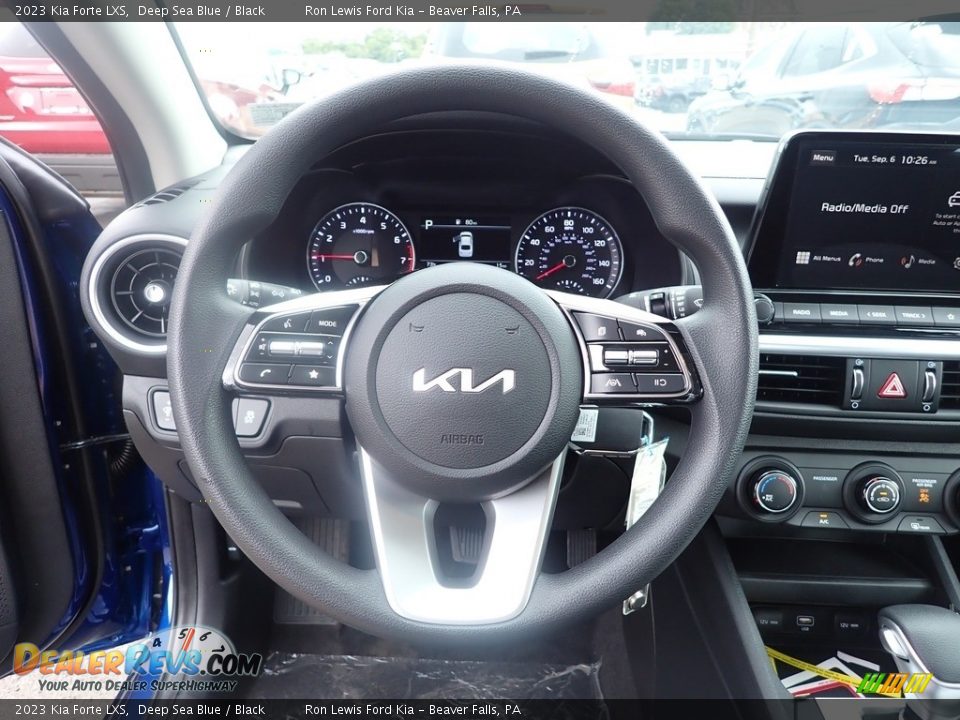 2023 Kia Forte LXS Deep Sea Blue / Black Photo #19