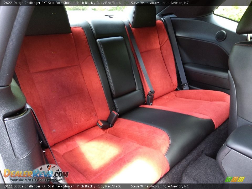 Rear Seat of 2022 Dodge Challenger R/T Scat Pack Shaker Photo #11