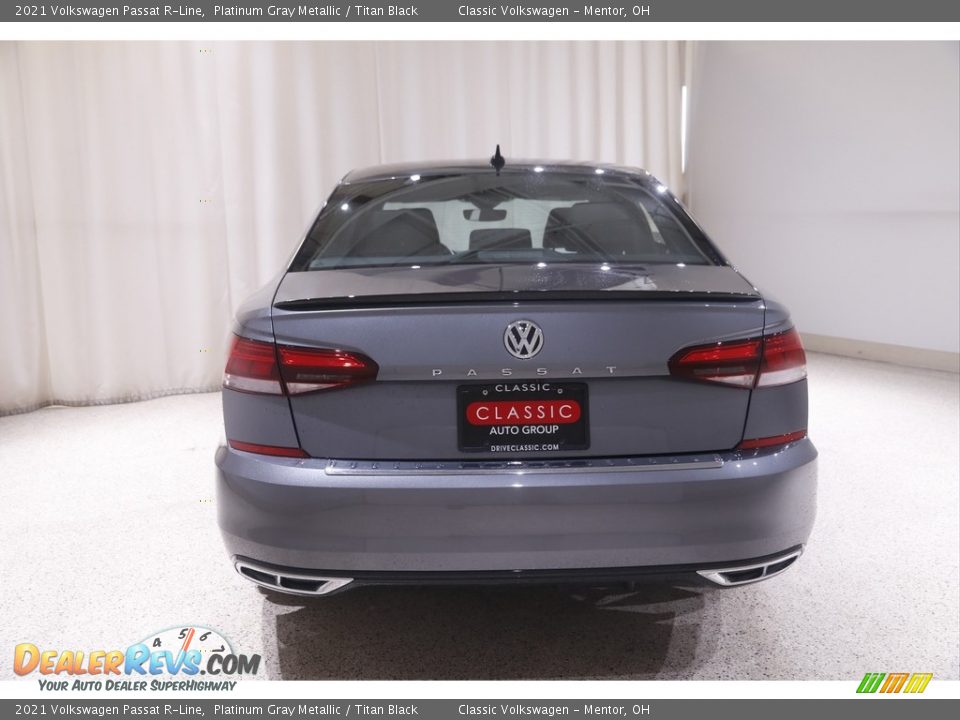 2021 Volkswagen Passat R-Line Platinum Gray Metallic / Titan Black Photo #19