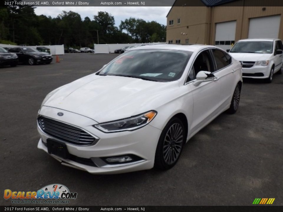 2017 Ford Fusion SE AWD Oxford White / Ebony Photo #1