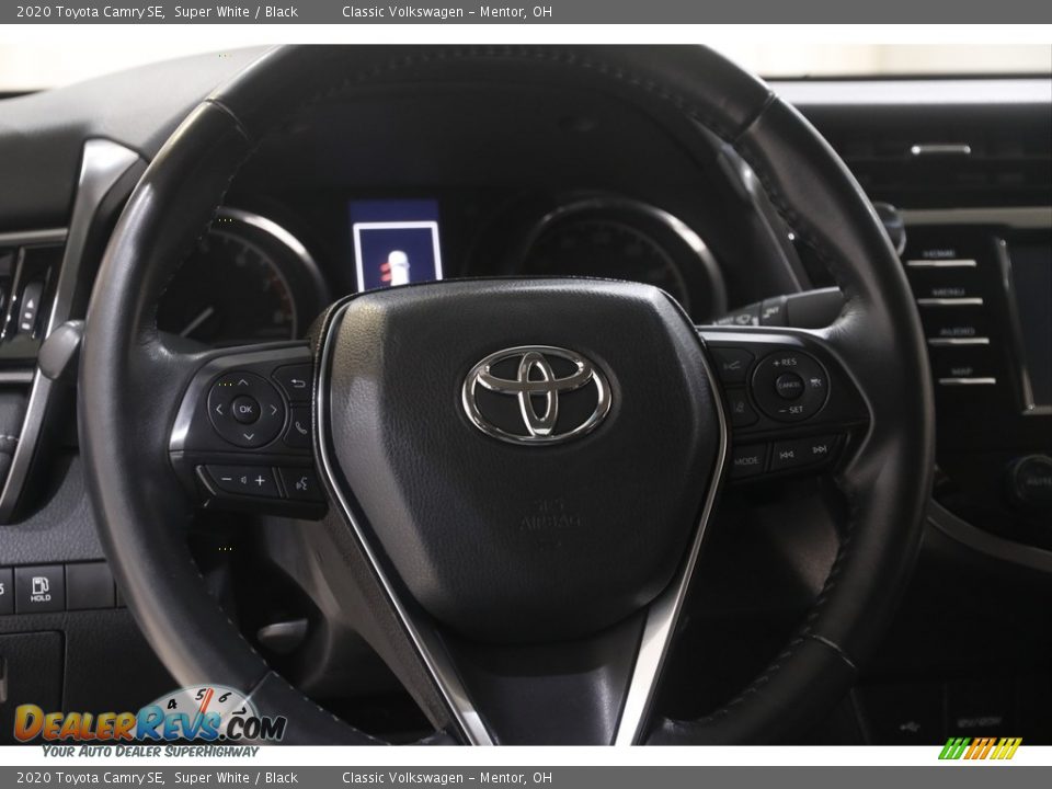 2020 Toyota Camry SE Super White / Black Photo #7