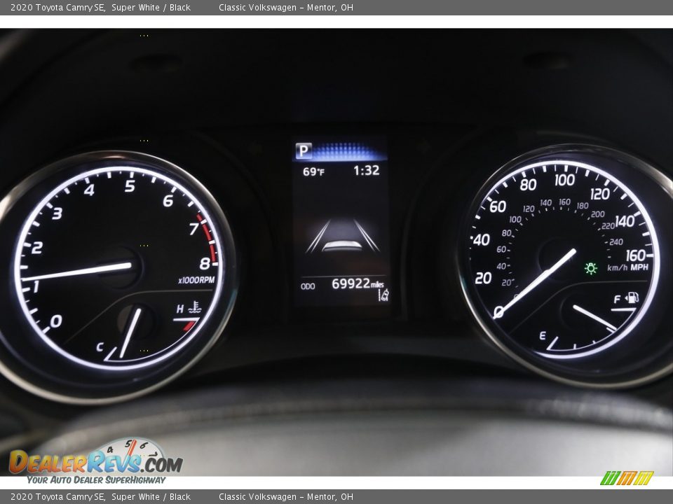 2020 Toyota Camry SE Super White / Black Photo #8