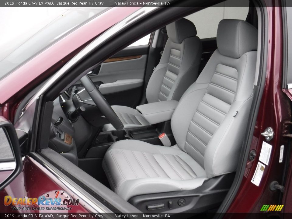 2019 Honda CR-V EX AWD Basque Red Pearl II / Gray Photo #15