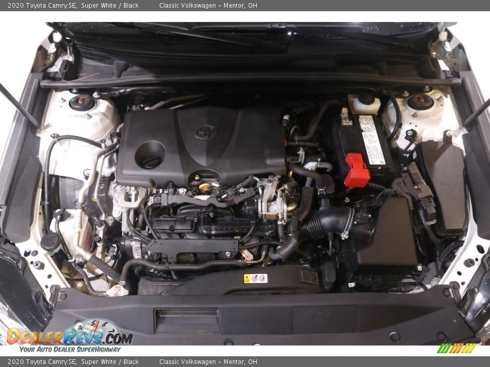 2020 Toyota Camry SE Super White / Black Photo #17