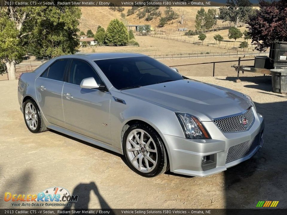 Front 3/4 View of 2013 Cadillac CTS -V Sedan Photo #1