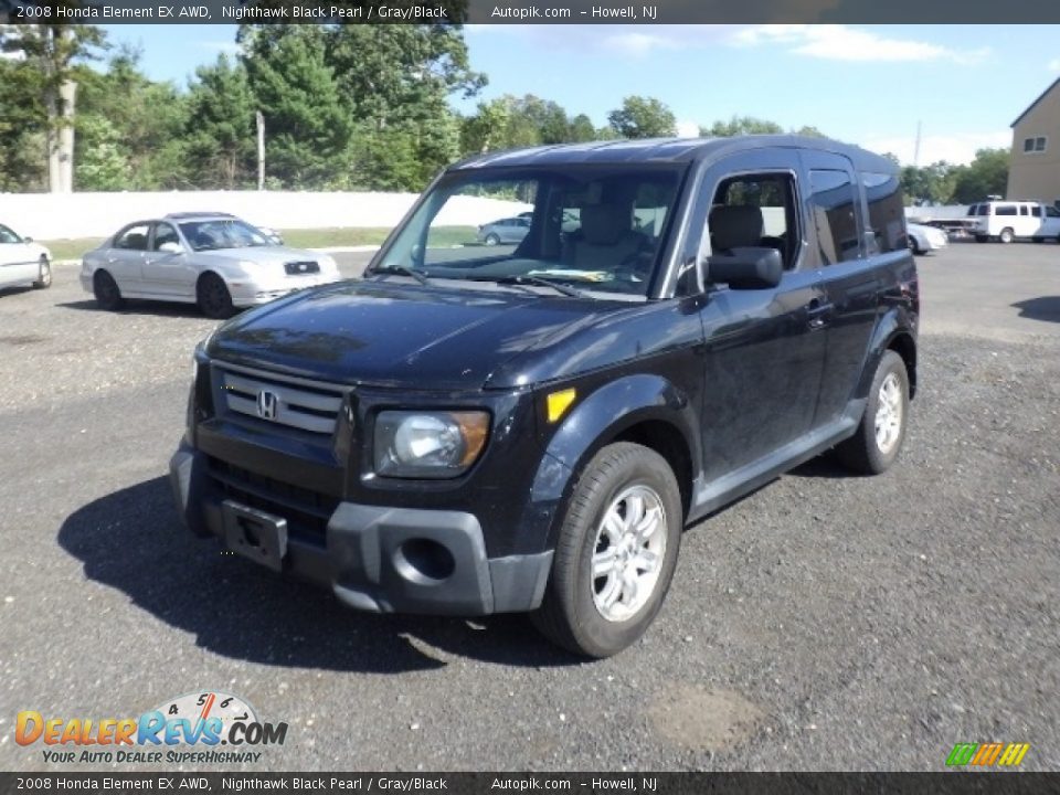 2008 Honda Element EX AWD Nighthawk Black Pearl / Gray/Black Photo #1