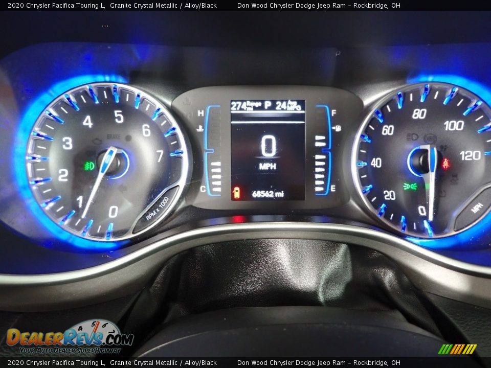 2020 Chrysler Pacifica Touring L Granite Crystal Metallic / Alloy/Black Photo #19