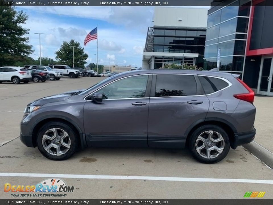 2017 Honda CR-V EX-L Gunmetal Metallic / Gray Photo #2