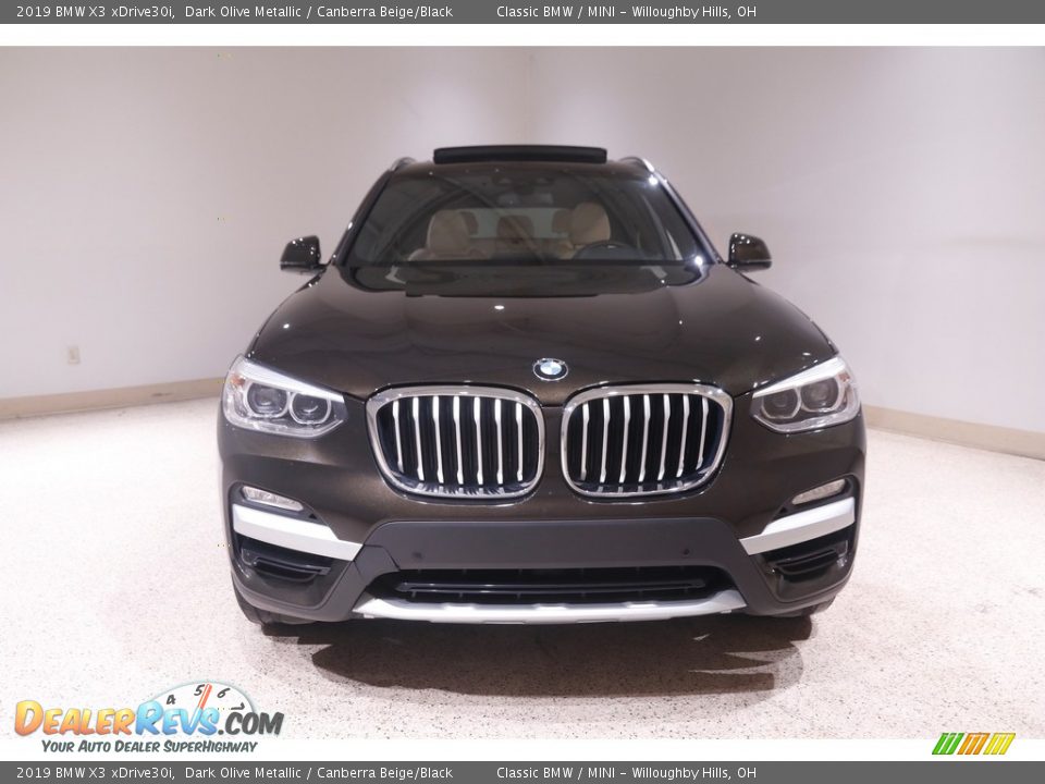 2019 BMW X3 xDrive30i Dark Olive Metallic / Canberra Beige/Black Photo #2