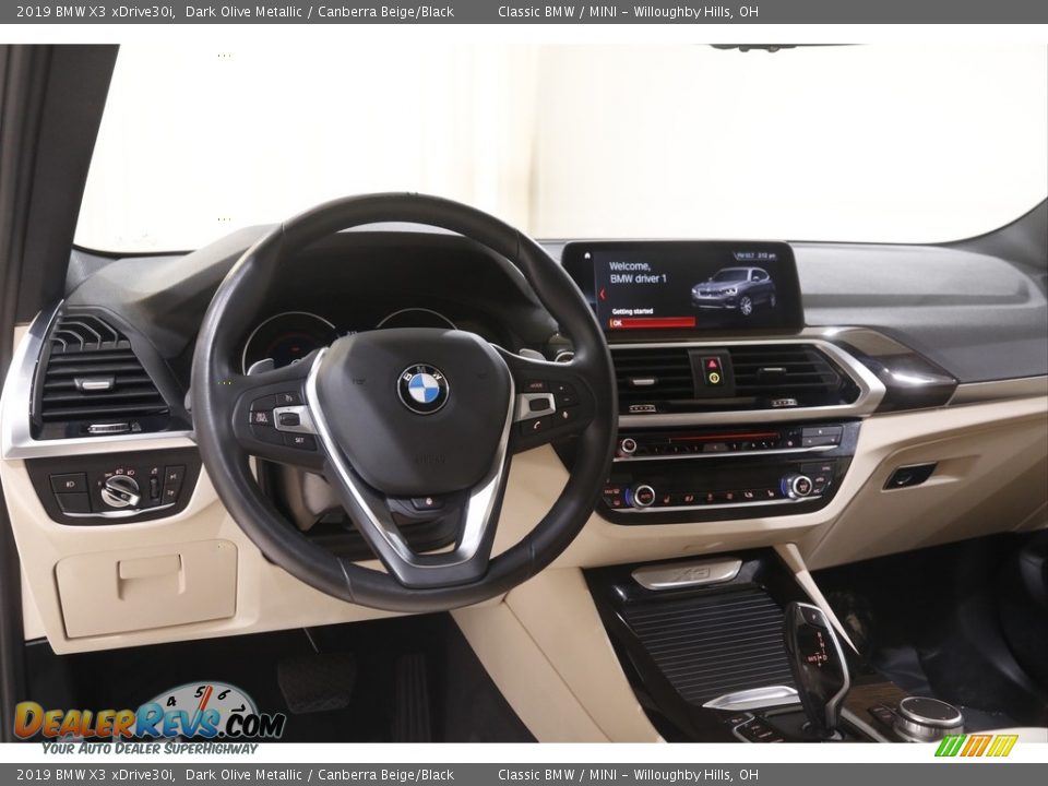 2019 BMW X3 xDrive30i Dark Olive Metallic / Canberra Beige/Black Photo #6