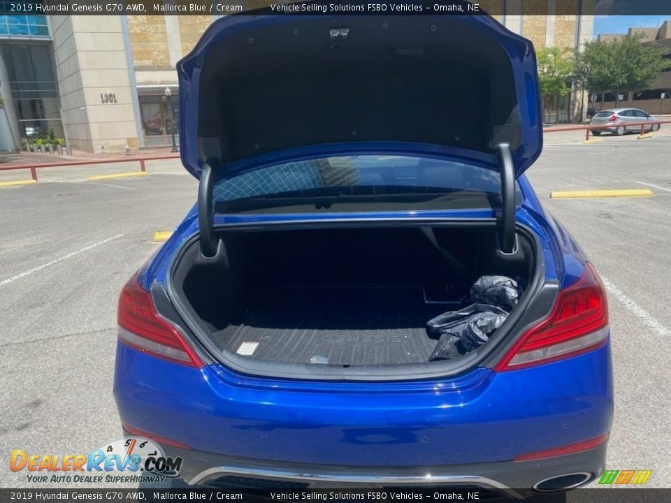 2019 Hyundai Genesis G70 AWD Mallorca Blue / Cream Photo #4