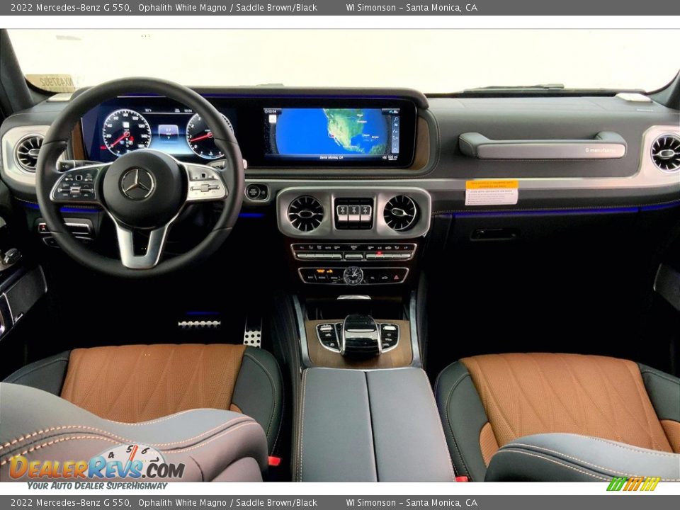 Saddle Brown/Black Interior - 2022 Mercedes-Benz G 550 Photo #6