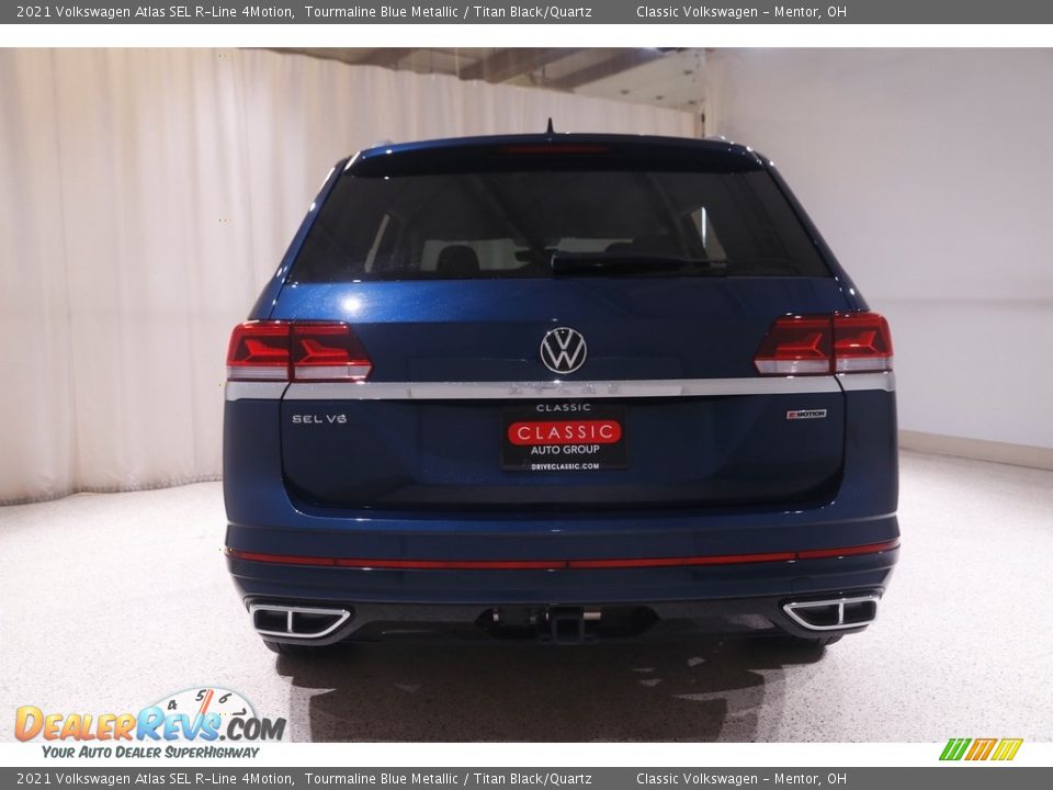 2021 Volkswagen Atlas SEL R-Line 4Motion Tourmaline Blue Metallic / Titan Black/Quartz Photo #20