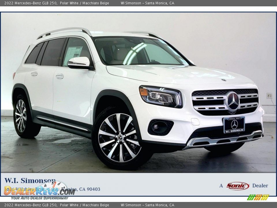 2022 Mercedes-Benz GLB 250 Polar White / Macchiato Beige Photo #1