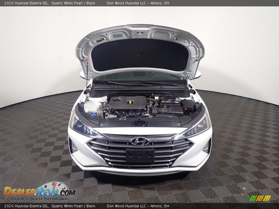 2020 Hyundai Elantra SEL Quartz White Pearl / Black Photo #6