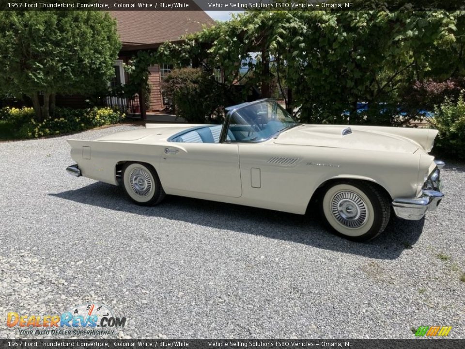 Colonial White 1957 Ford Thunderbird Convertible Photo #1