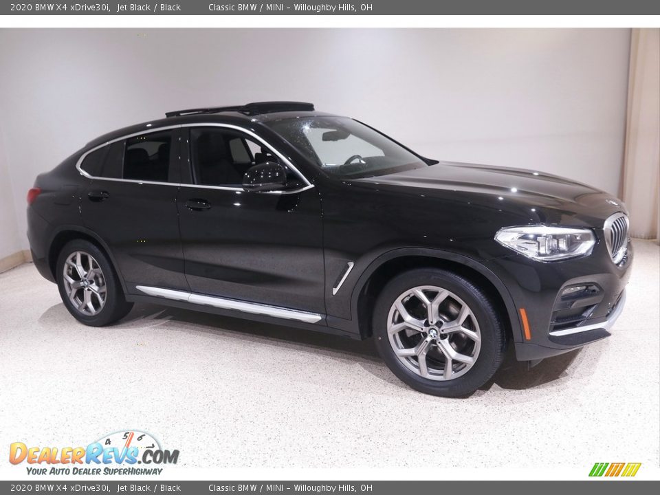 2020 BMW X4 xDrive30i Jet Black / Black Photo #1