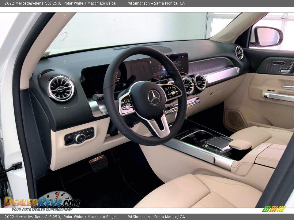 2022 Mercedes-Benz GLB 250 Polar White / Macchiato Beige Photo #4