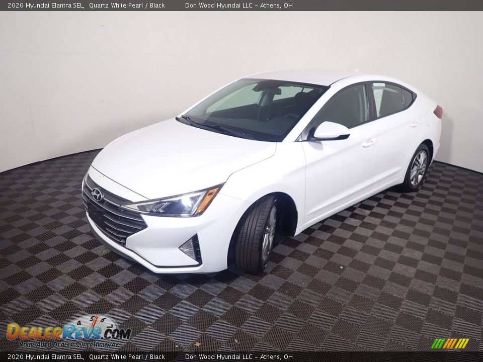 2020 Hyundai Elantra SEL Quartz White Pearl / Black Photo #9
